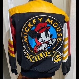 Men's Mickey Mouse Wild One
Jeff Hamilton Leather Jacket